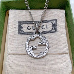 silver necklace
